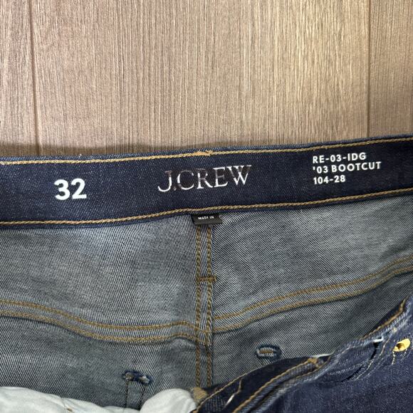 J.Crew 2003 Bootcut Jeans Womens SZ 32 Blue/Rinse Hi-Rise Denim Flare-leg CC506 - Picture 6 of 10
